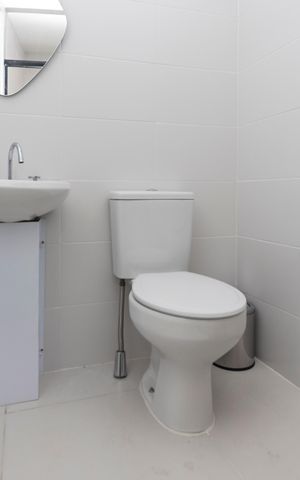 Studio à venda com 28m², 1 quarto e sem vaga Studio à venda com 28m², 1 quarto e sem vagaBanheiro