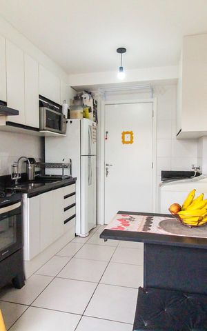 Apartamento à venda com 32m², 2 quartos e sem vaga Apartamento à venda com 32m², 2 quartos e sem vagaSala/Cozinha
