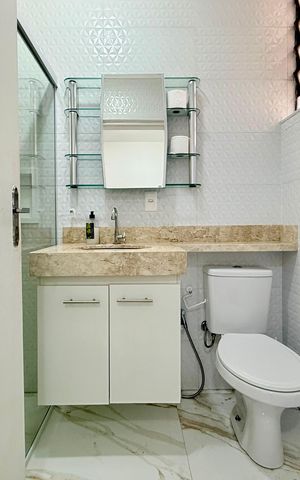 Casa para alugar com 160m², 4 quartos e 2 vagasBanheiro Social 