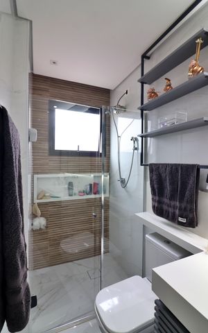 Apartamento à venda com 110m², 3 quartos e 2 vagasQuarto 1 - Suíte Banheiro 