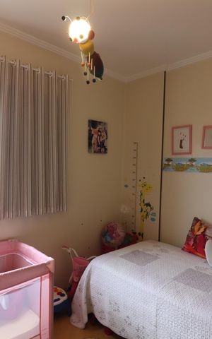 Apartamento à venda com 110m², 3 quartos e 2 vagasQuarto 3