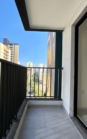 Studio para alugar com 20m², 1 quarto e sem vaga Studio para alugar com 20m², 1 quarto e sem vagaVaranda