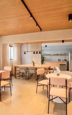Studio para alugar com 20m², 1 quarto e sem vaga Studio para alugar com 20m², 1 quarto e sem vagaÁrea comum - Salão de festas