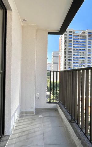 Studio para alugar com 20m², 1 quarto e sem vaga Studio para alugar com 20m², 1 quarto e sem vagaVaranda