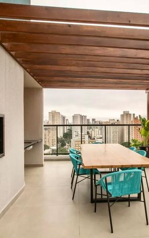 Studio para alugar com 20m², 1 quarto e sem vaga Studio para alugar com 20m², 1 quarto e sem vagaÁrea comum - Churrasqueira