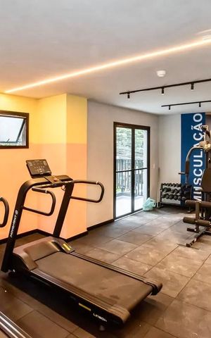 Studio para alugar com 20m², 1 quarto e sem vaga Studio para alugar com 20m², 1 quarto e sem vagaÁrea comum - Academia