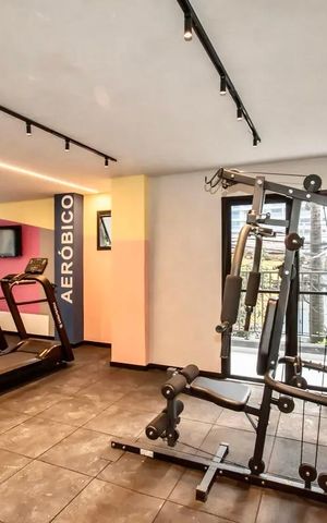 Studio para alugar com 20m², 1 quarto e sem vaga Studio para alugar com 20m², 1 quarto e sem vagaÁrea comum - Academia