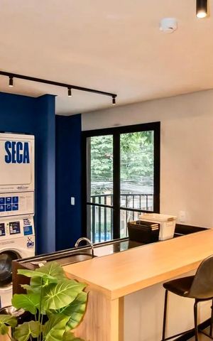 Studio para alugar com 20m², 1 quarto e sem vaga Studio para alugar com 20m², 1 quarto e sem vagaÁrea comum - Lavanderia