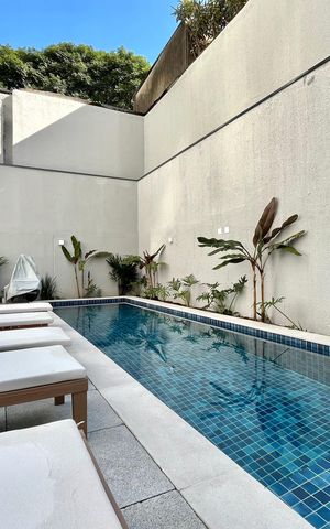 Studio para alugar com 20m², 1 quarto e sem vaga Studio para alugar com 20m², 1 quarto e sem vagaÁrea comum - Piscina