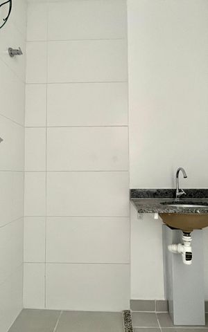 Studio para alugar com 20m², 1 quarto e sem vaga Studio para alugar com 20m², 1 quarto e sem vagaBanheiro