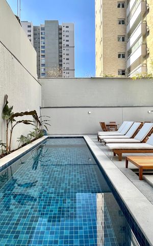 Studio para alugar com 20m², 1 quarto e sem vaga Studio para alugar com 20m², 1 quarto e sem vagaÁrea comum - Piscina