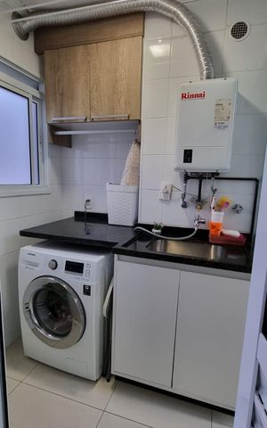 Apartamento à venda com 81m², 3 quartos e 2 vagas Apartamento à venda com 81m², 3 quartos e 2 vagasÁrea de serviço