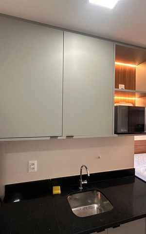 Studio para alugar com 24m², 1 quarto e sem vaga Studio para alugar com 24m², 1 quarto e sem vagaCozinha