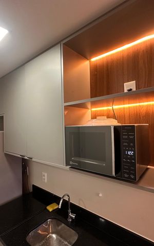 Studio para alugar com 24m², 1 quarto e sem vaga Studio para alugar com 24m², 1 quarto e sem vagaCozinha
