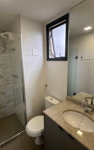 Studio para alugar com 24m², 1 quarto e sem vaga Studio para alugar com 24m², 1 quarto e sem vagaBanheiro