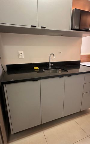 Studio para alugar com 24m², 1 quarto e sem vaga Studio para alugar com 24m², 1 quarto e sem vagaCozinha