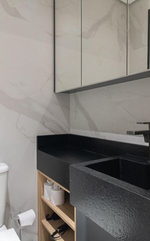Studio à venda com 29m², 1 quarto e sem vaga Studio à venda com 29m², 1 quarto e sem vagaBanheiro