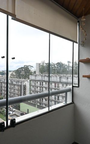 Apartamento à venda com 62m², 2 quartos e 2 vagasVaranda