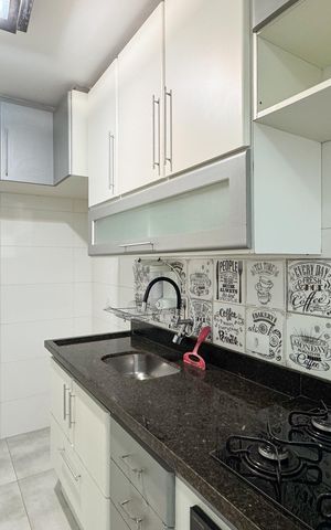 Apartamento à venda com 85m², 3 quartos e 1 vagaCozinha 