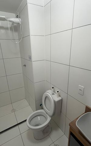 Apartamento para alugar com 34m², 2 quartos e sem vaga Apartamento para alugar com 34m², 2 quartos e sem vagaBanheiro 1