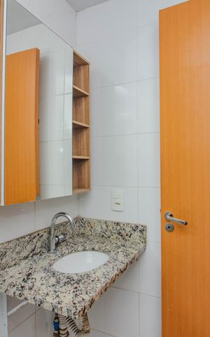 Apartamento para alugar com 41m², 2 quartos e 1 vaga Apartamento para alugar com 41m², 2 quartos e 1 vagaBanheiro