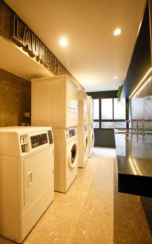 Studio para alugar com 26m², 1 quarto e sem vaga Studio para alugar com 26m², 1 quarto e sem vagaÁrea Comum - Lavanderia