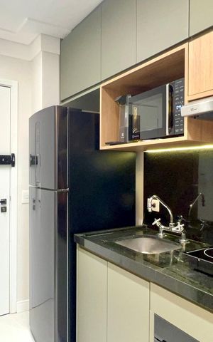 Studio para alugar com 26m², 1 quarto e sem vagaCozinha