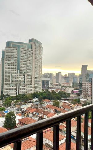 Studio para alugar com 26m², 1 quarto e sem vagaVaranda