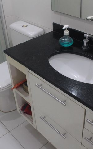 Apartamento à venda com 90m², 3 quartos e 2 vagasBanheiro