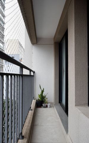 Apartamento à venda com 30m², 1 quarto e sem vagaVaranda