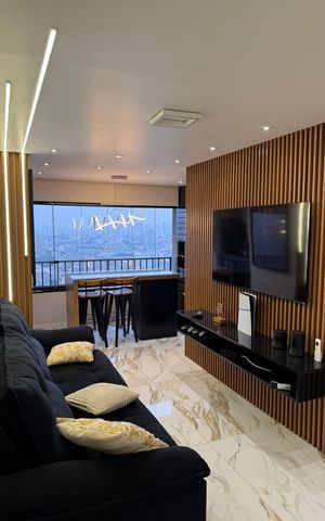 Apartamento à venda com 60m², 1 quarto e 1 vaga Apartamento à venda com 60m², 1 quarto e 1 vagaSala