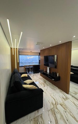 Apartamento à venda com 60m², 1 quarto e 1 vaga Apartamento à venda com 60m², 1 quarto e 1 vagaSala