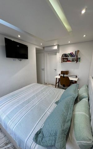 Apartamento à venda com 60m², 1 quarto e 1 vaga Apartamento à venda com 60m², 1 quarto e 1 vagaQuarto