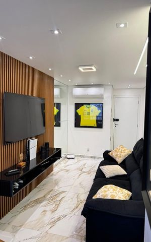 Apartamento à venda com 60m², 1 quarto e 1 vaga Apartamento à venda com 60m², 1 quarto e 1 vagaSala
