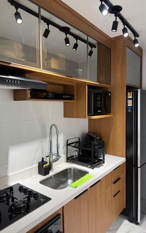 Apartamento à venda com 60m², 1 quarto e 1 vaga Apartamento à venda com 60m², 1 quarto e 1 vagaCozinha