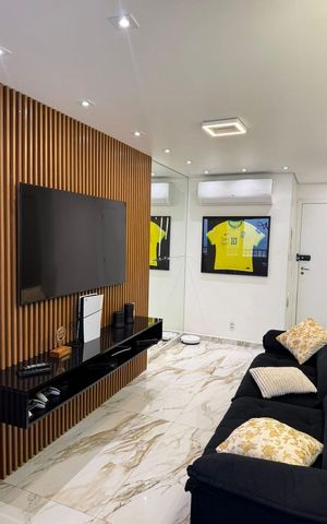 Apartamento à venda com 60m², 1 quarto e 1 vaga Apartamento à venda com 60m², 1 quarto e 1 vagaSala