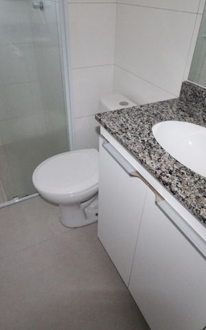 Apartamento para alugar com 64m², 2 quartos e 1 vagaBanheiro da Suíte