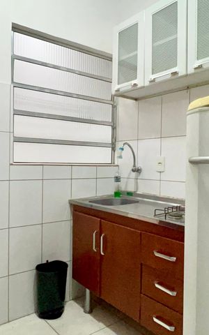 Studio para alugar com 28m², 1 quarto e sem vaga Studio para alugar com 28m², 1 quarto e sem vagaCozinha
