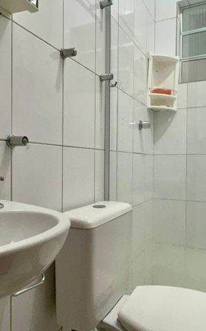 Studio para alugar com 28m², 1 quarto e sem vaga Studio para alugar com 28m², 1 quarto e sem vagaBanheiro