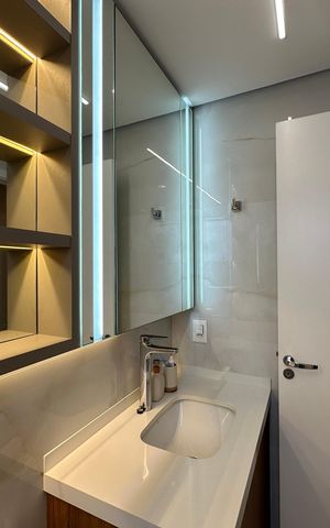 Apartamento para alugar com 109m², 3 quartos e 2 vagas Apartamento para alugar com 109m², 3 quartos e 2 vagasBanheiro da Suíte