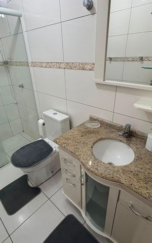 Casa para alugar com 100m², 2 quartos e 1 vaga Casa para alugar com 100m², 2 quartos e 1 vagaBanheiro 1