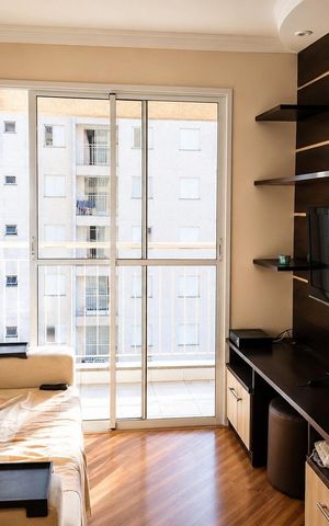 Apartamento à venda com 57m², 3 quartos e 2 vagas Apartamento à venda com 57m², 3 quartos e 2 vagasSala