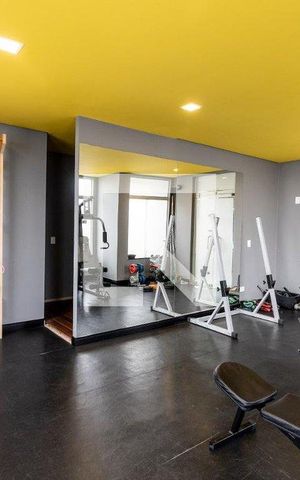 Apartamento para alugar com 35m², 1 quarto e 1 vaga Apartamento para alugar com 35m², 1 quarto e 1 vagaÁrea comum - Academia