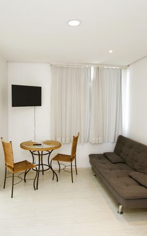 Studio à venda com 45m², 1 quarto e 1 vagaKitnet