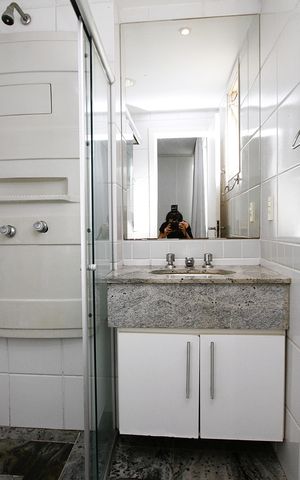 Studio à venda com 45m², 1 quarto e 1 vagaBanheiro