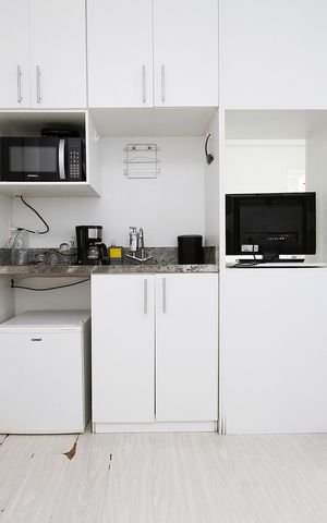 Studio à venda com 45m², 1 quarto e 1 vagaKitnet