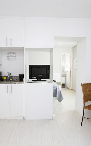 Studio à venda com 45m², 1 quarto e 1 vagaKitnet