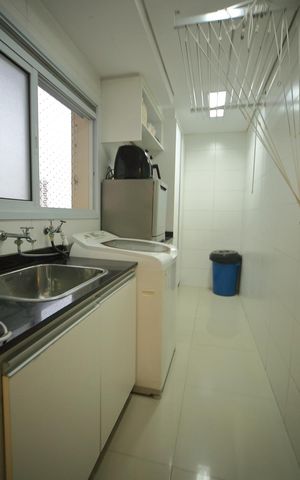 Apartamento à venda com 123m², 3 quartos e 2 vagasÁrea de Serviço