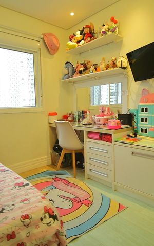 Apartamento à venda com 123m², 3 quartos e 2 vagasQuarto 3