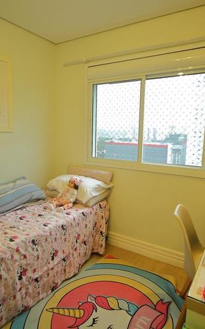 Apartamento à venda com 123m², 3 quartos e 2 vagasQuarto 3